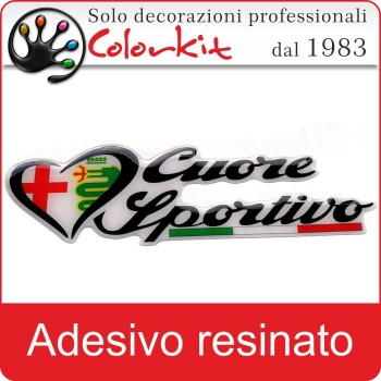 Cuore sportivo 3D Alfa Romeo