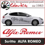 Scritta Alfa Romeo
