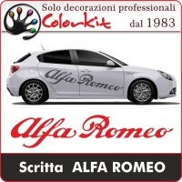 Scritta Alfa Romeo