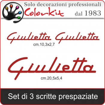 Giulietta Set 3 pezzi