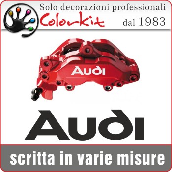 adesivo AUDI (varie misure)