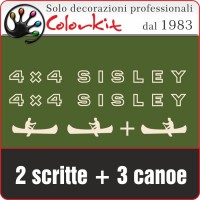 Adesivi Panda 4x4 Sisley