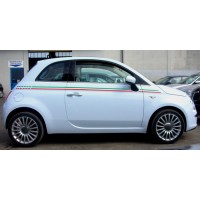 Riga tricolore laterale per Fiat 500