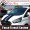 Fasce per cofano Transit Custom