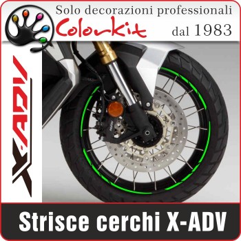 Strisce per cerchi Honda X-ADV monocolore