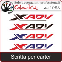 scritte X-ADV (coppia)