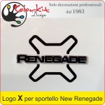 Logo X per sportello Renegade 2014 (coppia)