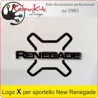 Logo X per sportello Renegade (coppia)