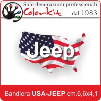 Bandiera USA-JEEP Varie Misure