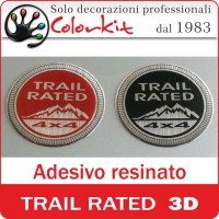Trail rated 3D resinato