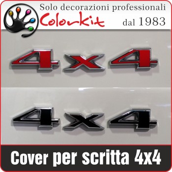 Cover per scritta 4x4 Jeep