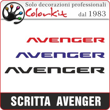 adesivo AVENGER (varie misure)