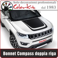 Bonnet doppia riga per Jeep Compass