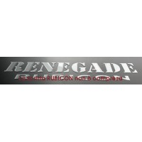 Scritta Renegade 3D cm.64,5x8,9
