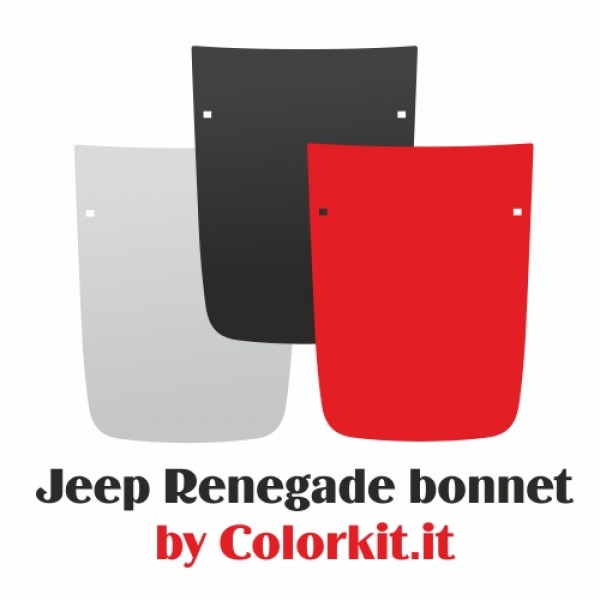 Adesivo Sagomato per Cofano Jeep Renegade, Nero Opaco – Motorstile