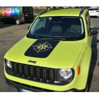 Bonnet Jeep Renegade con Rosa dei venti 05