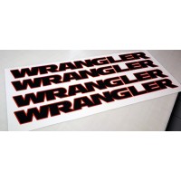 Wrangler  nero rosso (2 pezzi)