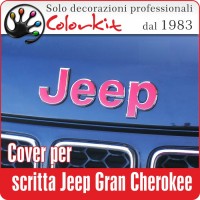 Cover per scritte Jeep Gran Cherokee (coppia)