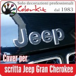 Cover per scritte Jeep Gran Cherokee (coppia)