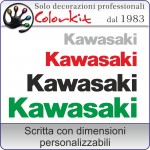 adesivo KAWASAKI (varie misure)