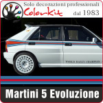 Adesivi Martini per Lancia Delta 5 Evoluzione Adesivi Martini per Lancia Delta 5 Evoluzione