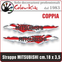 Effetto strappo Mitsubishi cm.18x3,5