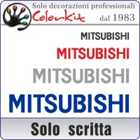 Mitsubishi scritta (varie misure)