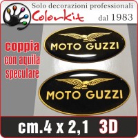 Moto Guzzi resinato cm.4x2,1 (Coppia)