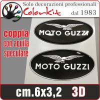 Moto Guzzi resinato cm.6x3,2 (Coppia)