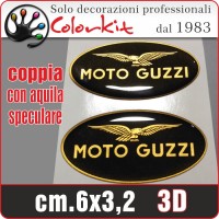 Moto Guzzi resinato cm.6x3,2 (Coppia)