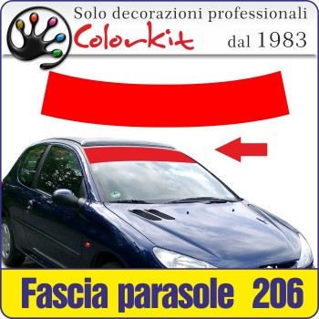 Fascia Parasole per Peugeot 206