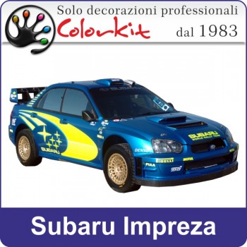 Livrea Subaru Impreza set adesivi