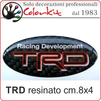 TRD ovale 3D cm.8x4