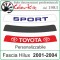 Fascia Parasole per Toyota Hilux 2001-2004
