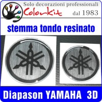 Diapason YAMAHA 3D tondo cm.4 e 5