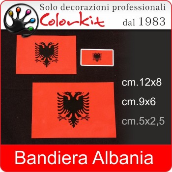 Bandiera Albania (varie misure)