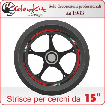 Strisce per cerchi da 15" Mod 05