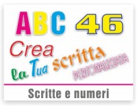 SCRITTE e NUMERI