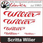 Scritta Wilier (varie misure)
