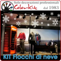 Set di 20 fiocchi di neve