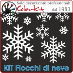 Set di 20 fiocchi di neve