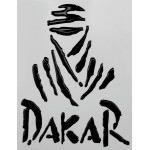 Tuareg e scritta Dakar cm 18,5x25 3D