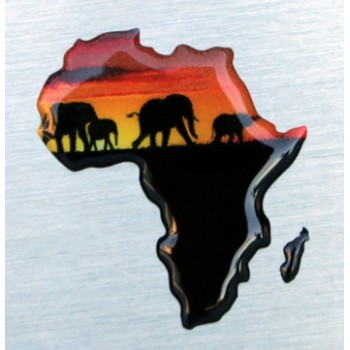 Africa elefanti cm 5,5x6 3D