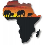 Africa con elefanti