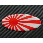 Bandiera Giappone Ovale 3D cm 6x3