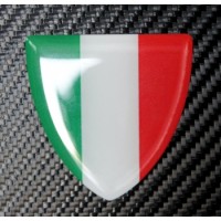 Scudetto Italia Ogiva cm 5x5 3D