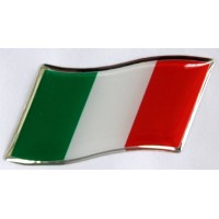 Bandiera Italia al vento 02 cm 6x3 3D