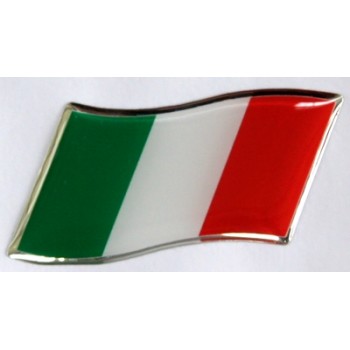 Bandiera Italia al vento 02 cm 6x3 3D