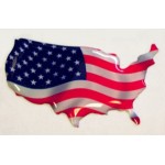 Bandiera USA Land 3D cm. 5 x 3