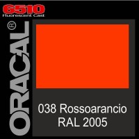 Rosso-rancio Fluo 038 Ral 2005 Cast - Oracal 6510